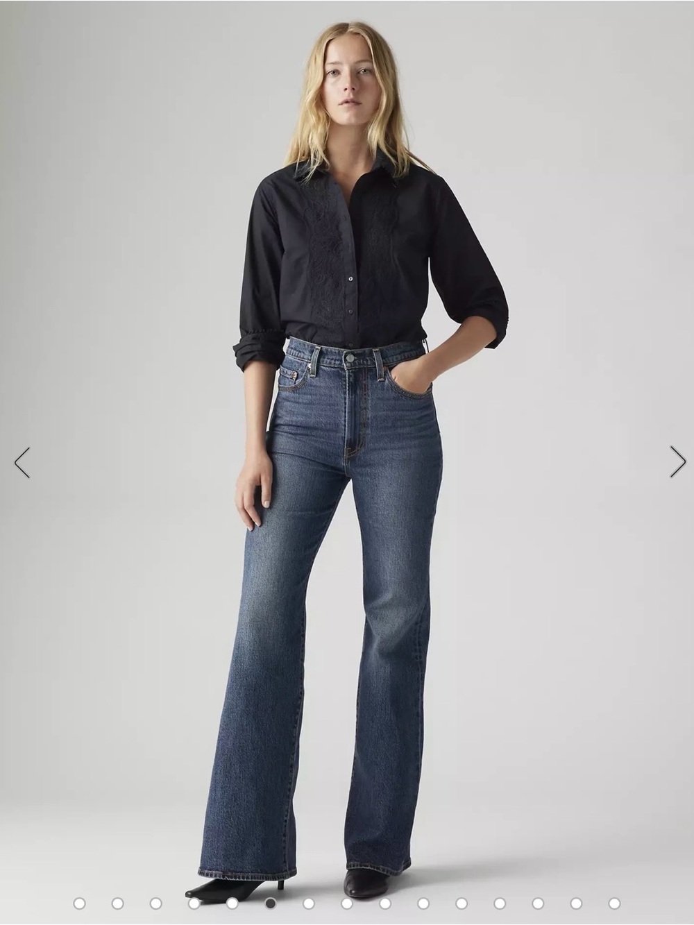NWOT Levi’s Premium Ribcage Bell Jeans